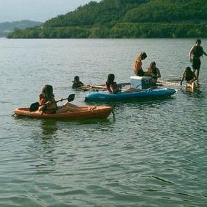 Kayak en La Presa de la Boca Santiago