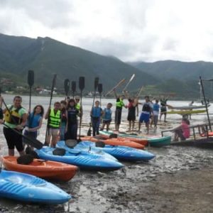 Kayak en La Presa de la Boca Santiago